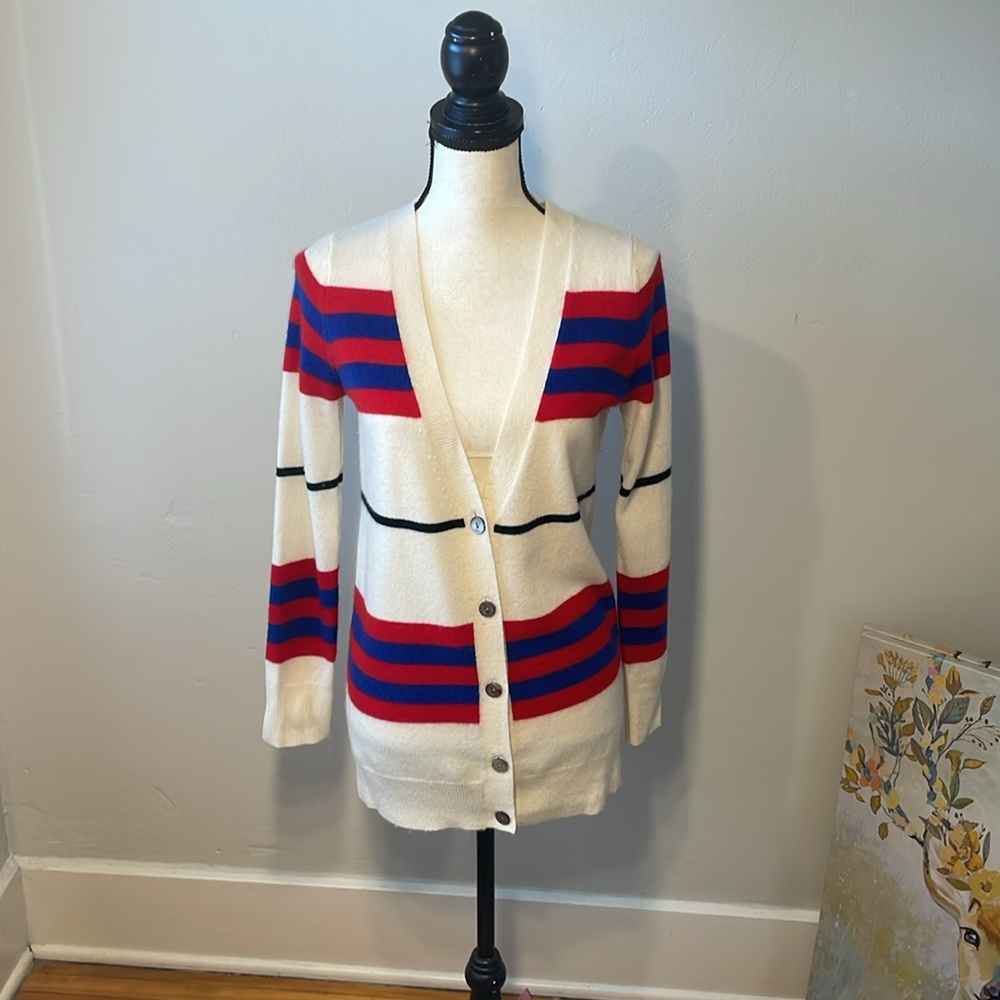 Madeleine Thompson Striped Cashmere cardigan